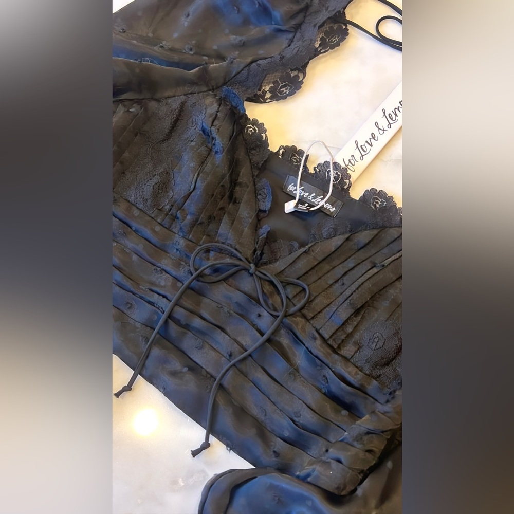 For Love & Lemons Liz Crop Top